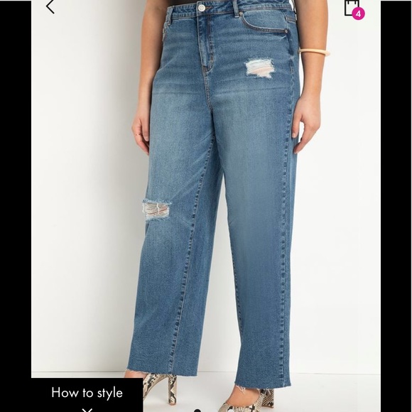 Distressed Fit Straight leg jeans - Picture 2 of 7